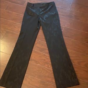 Gorgeous Theory black jacquard print pants